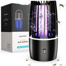 Bug Zapper, 4200V Electric Mosquito Killer, Mosquito Killer Lamp, Rechargeable UV Fly Zapper with 4000mAh Battery, for Flying Inse