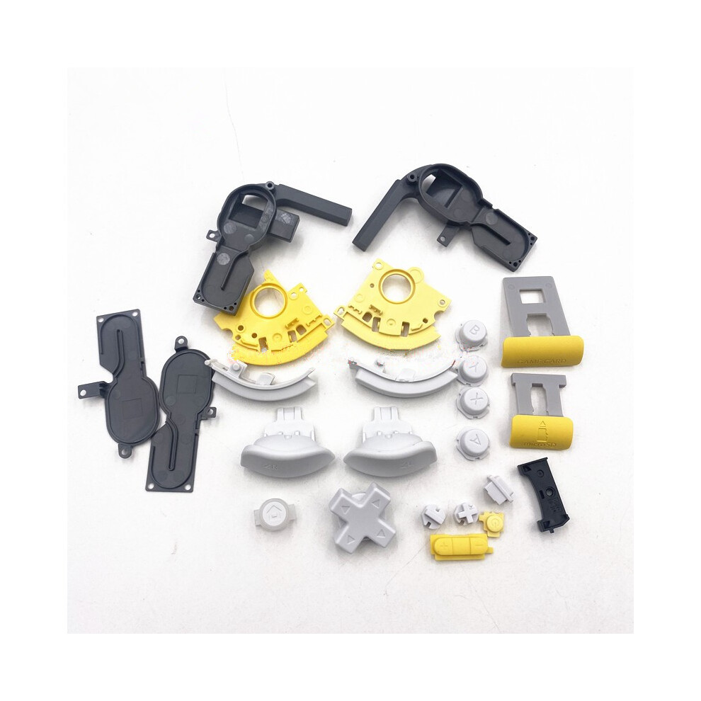 (Yellow) 24Pcs Zl Zr L R Abxy Volume Home Buttons Card Slot Parts For Nintendo Switch Lite Yellow 110691712233