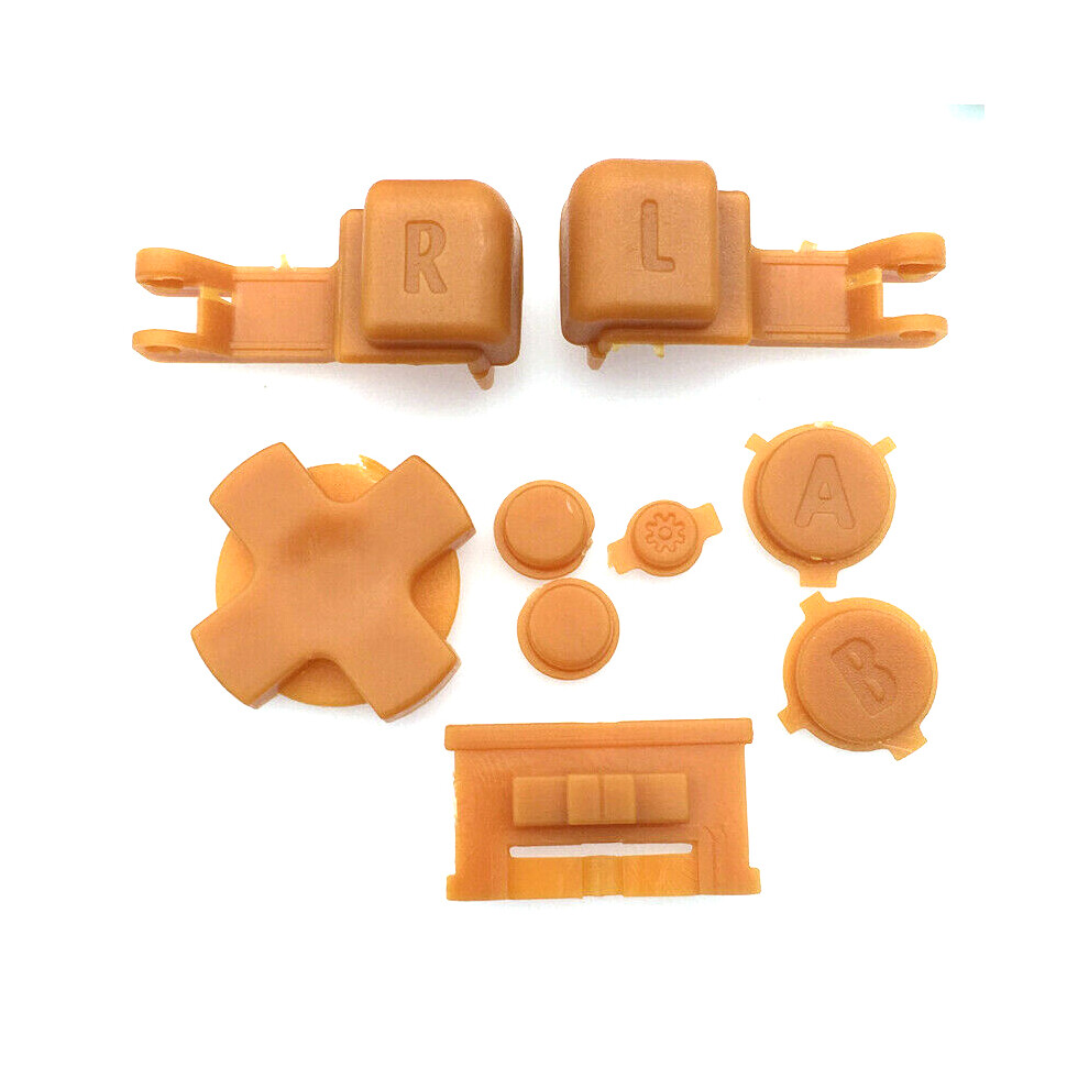 (Yellow) Replacement LR AB D PAD Button Key Parts for Nintendo Gameboy Advance GBA SP