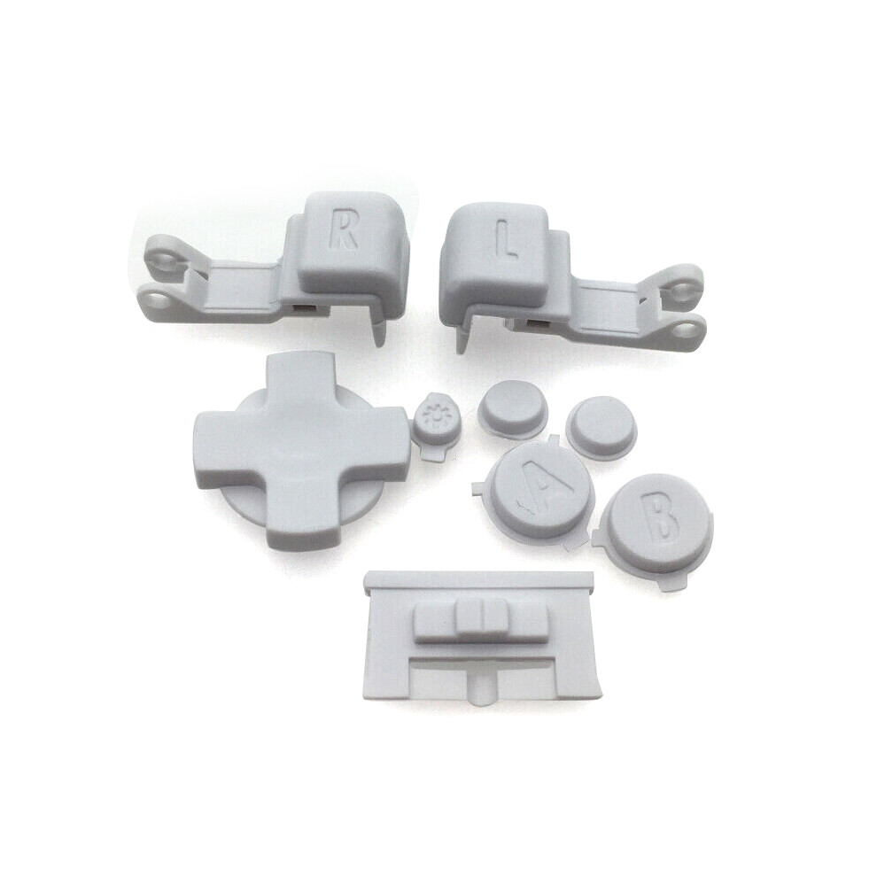 (White) Plastic Replacement Lr Ab D Pad Button Key Set For Nintendo Gameboy Advance Gba Sp 110691834980