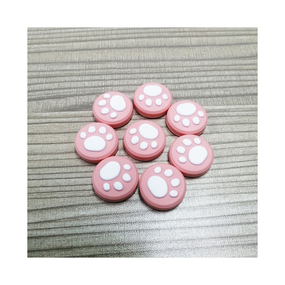 (Pink) 4Pcs Thumb Grips Gamepad Cap Rocker Covers For Ns/Switch Lite Joycon Joystick Pink 110691713315