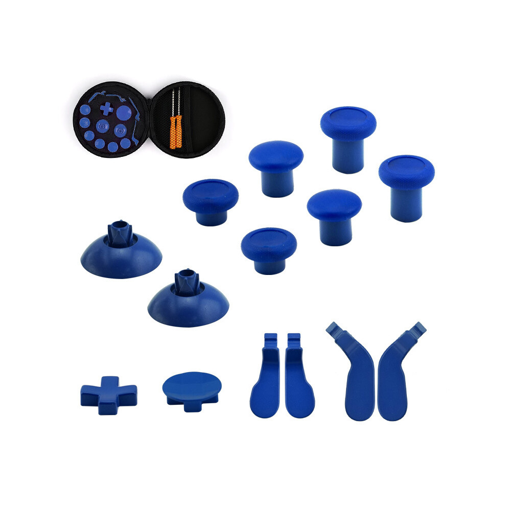 (Blue) Replacement Parts Bumper Button Trigger Tools Sets For Xbox One Elite Gampad 110691713162