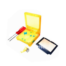 (Yellow) Transparent Shell Housing Case With Screwdriver For Nintendo Game Boy Advance SP