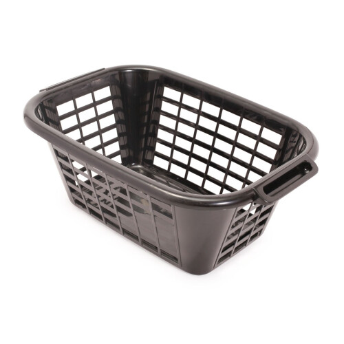 Addis ADDIS 505606 RECTANGULAR LAUNDRY BASKET BLACK