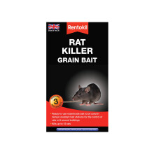Rentokil PSR32 Rat Killer Grain Bait, Black, 4 x 10.5 x 18.5 cm