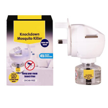 Knockdown Mosquito Killer Plug-in- 30ml Refills-Plug-in Insect Killer-Keep Your Room Insect Free - Lasts for up to 45 Nights Home