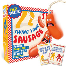 Swing Your Sausage - Fun Adult Party Games for Groups - Board Games for Adults and Kids - Indoor or Garden Games for Family Gather