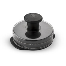 Weber Hamburger Press, for Uniform Burger Patties, for preparing 200 & 120g Patties, Removable Handle for Easy Storage, Dishwasher