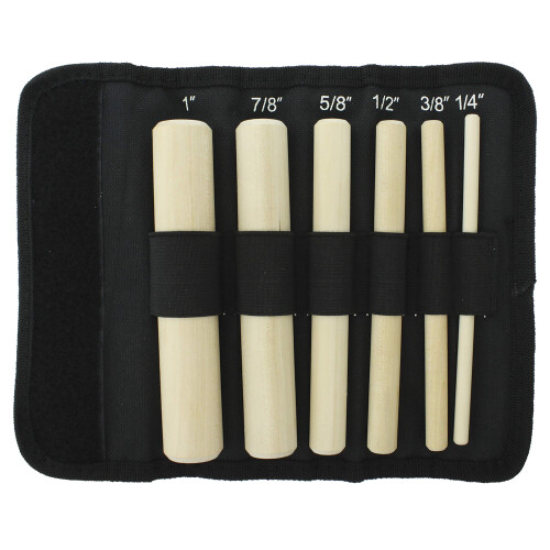 Beadsmith Wooden Mandrel Set For Wire Forming 6Pcs- 1