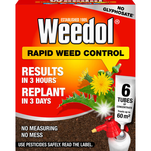 Weedol Weedol Rapid Concentrate Tubes, 6 Pack