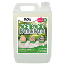 Flow Super Strength Acetic Acid Concentrated Vinegar | Glyphosate Free Horticulture | Patio, Garden Path & Driveway Clearing (5 Li