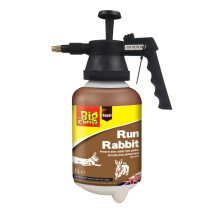 The Big Cheese Run Rabbit Repellent – 1 L Pressure Sprayer. Ready-To-Use Pump Action. Humane Rabbit Deterrent. Prevents Burrowing,