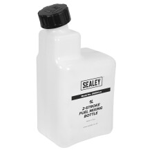 Sealey JMIX01 2 Stroke Petrol/Fuel Mixing Bottle, 1L , White