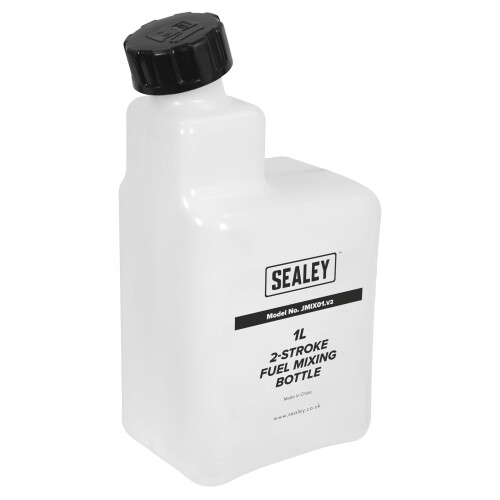 Sealey Sealey JMIX01 2 Stroke Petrol/Fuel Mixing Bottle, 1L , White