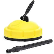 Massoke High Pressure Surface Cleaner for Karcher K2-K7, Electric Wash Brush, Rotating Flat Surface Cleaner, Pressure Washer Acces