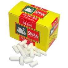 SWAN SLIMLINE FILTER TIPS - 10 PACKS OF 165 TIPS by Swan