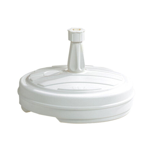 EDA - PIED DE PARASOL - E 42 CM - PLASTIQUE - BLANC
