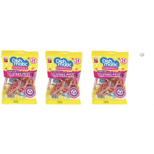 Dishmatic Essentials 72 Strong Hurricane Force Grip Clothes Pegs made of Recycled Plastic (3 packs of 24) - NOT SOLD BY CARASELLE