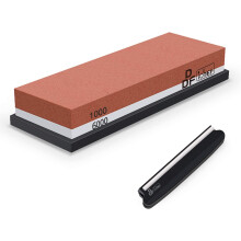 Sharpening Stone, DDF IohEF Whetstone grit 1000/6000, Professional 2-in-1 Double-Sided Knife Sharpener with Non-Slip Silicone Base