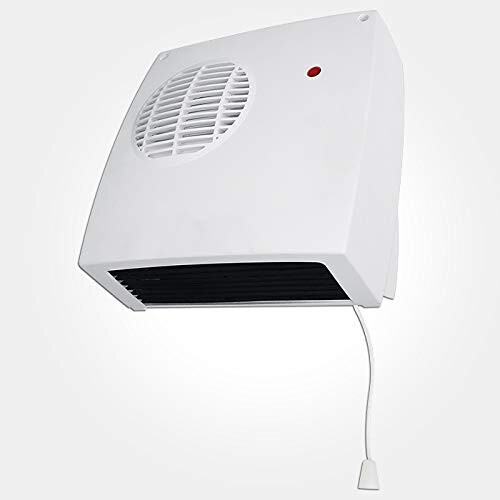ETERNA 2KW Adjustable Downflow Bathroom Heater With Runback Timer
