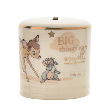 Widdop & Co - Disney Magical Moments Ceramic Money Box - Bambi - Officially Licenced Merchandise - Home Decor & Piggy Bank for Chi