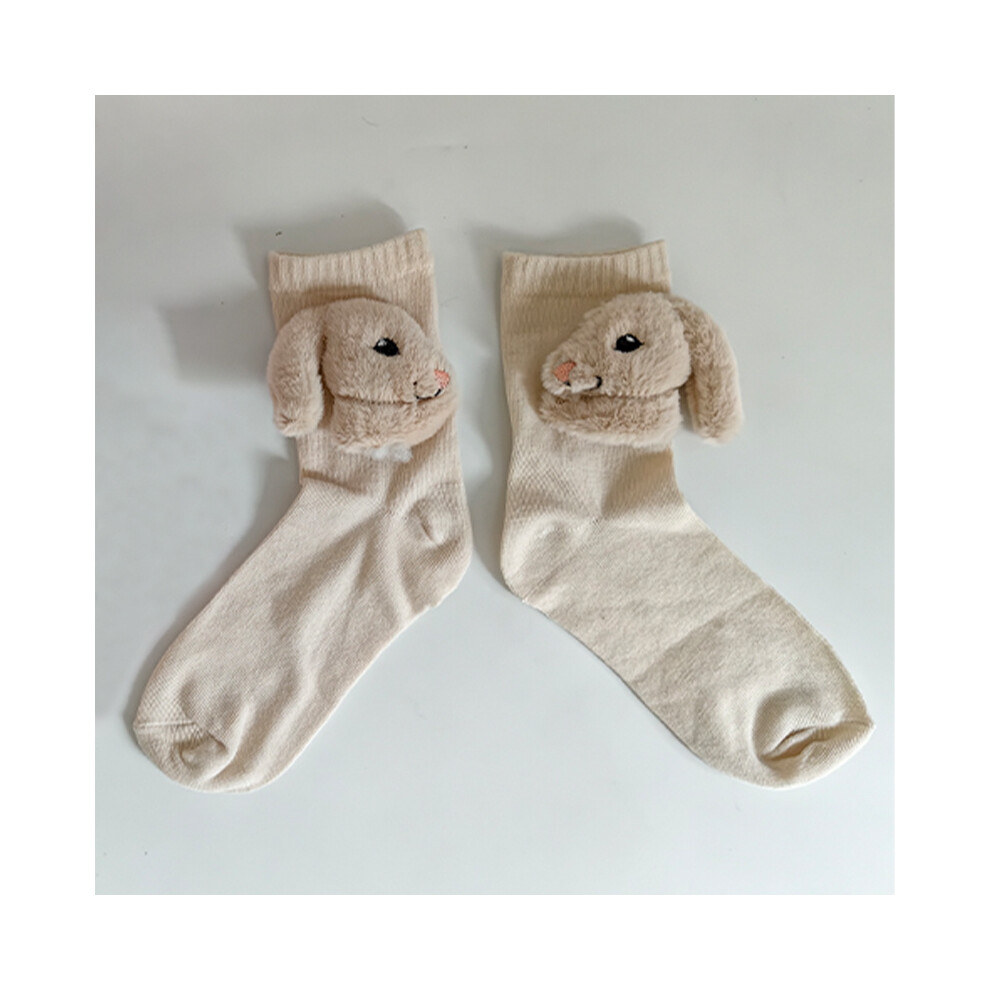 (A) 3D Novelty Knit Floor Animal Socks Christmas XMAS Gifts Funny Cute Socks