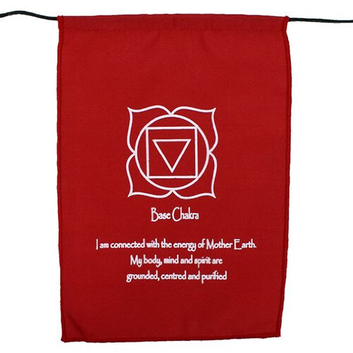 Rainbow Multi Colour Chakra Symbol & Mantra Affirmation Prayer Flags / Bunting 2