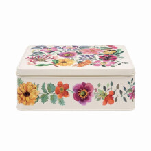 Elite tins Emma Bridgewater Garden Flowers Deep Rectangular Tin- 195 x 154 x 75mm