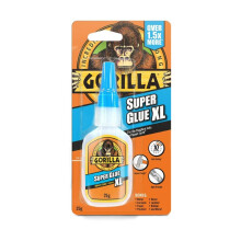 Gorilla Glue Liquid XL 25g - 3 Pack - Fast-Setting, Impact-Resistant Adhesive with Anti-Clog Cap