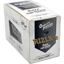 Rizla Regular Silver Rolling Paper Full Box Of 100 Booklets