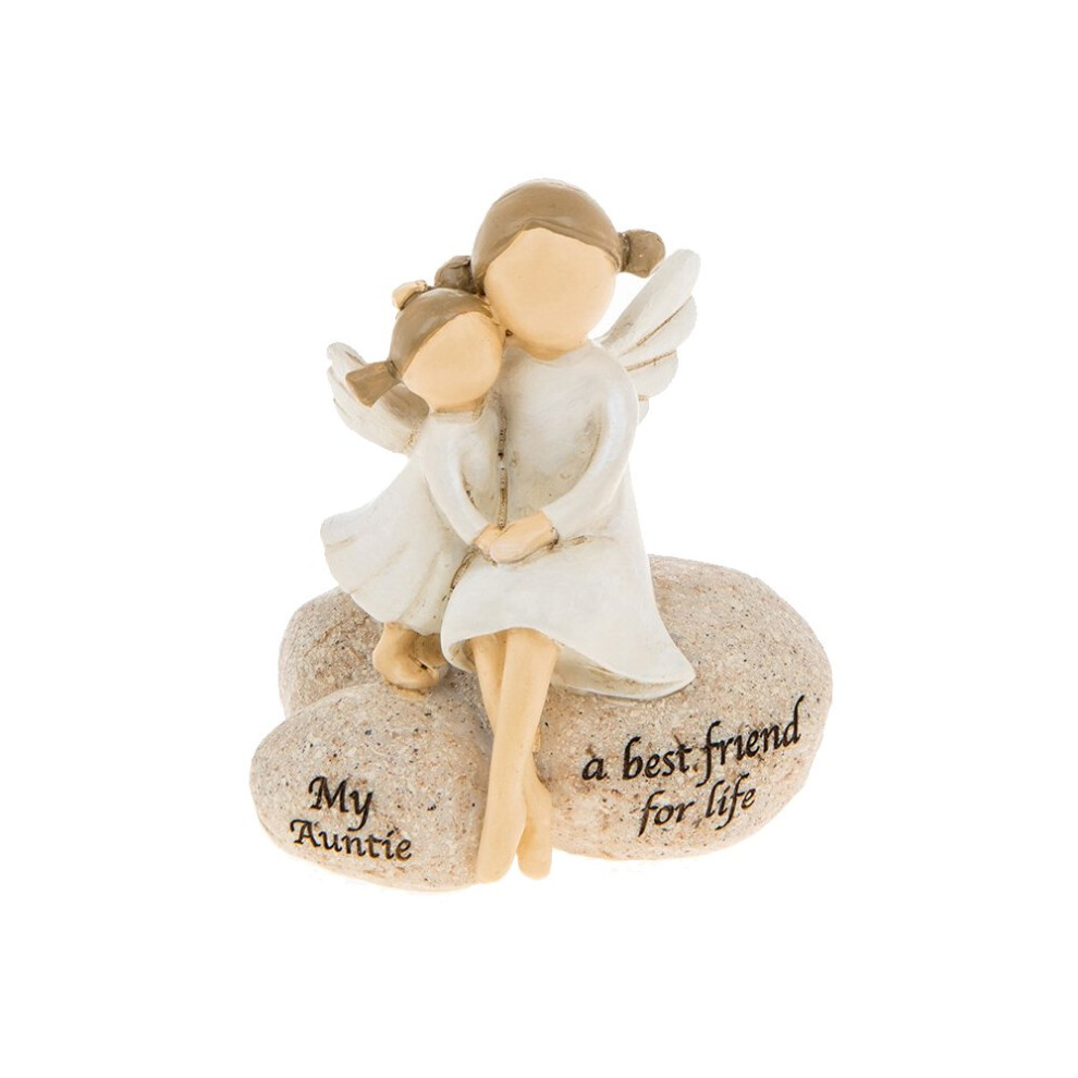 My Auntie Is A Best Friend For Life Sentimental Pebble Gift, White 36548071