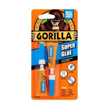Gorilla Glue Liquid (2 x 3g Tubes) - 10 Pack - Fast-Setting Impact-Resistant Adhesive with Anti-Clog Cap