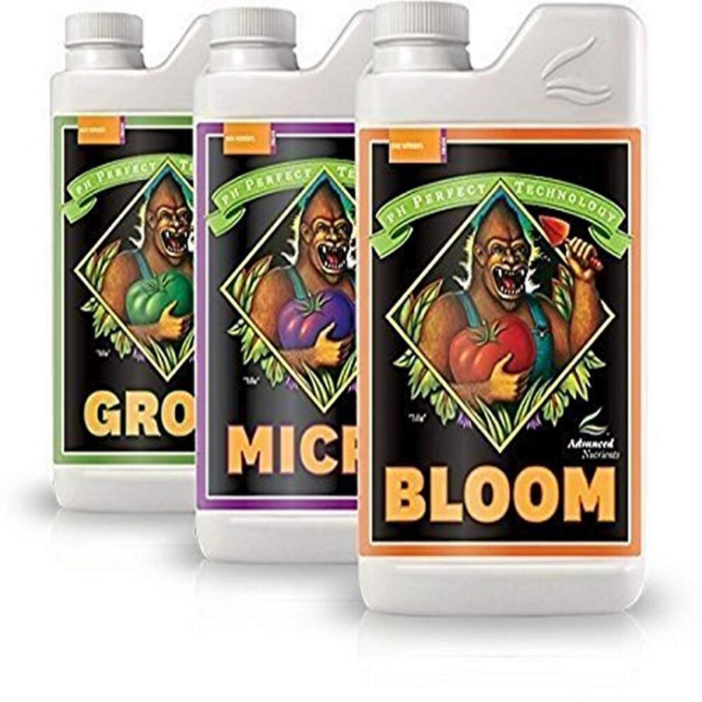 Advanced Nutrients Anbgmbd500 Bloom, Micro, Grow Fertilizer Bundle, 500Ml Each, Original Version 68340667