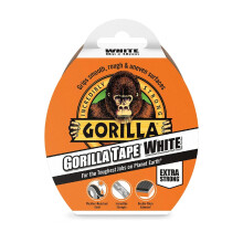 Gorilla Tape White (48mm x 10M) - 24 Pack - Heavy Duty, Weather-Resistant Duct Tape for Ultimate Holding Power