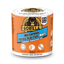 Gorilla Waterproof Patch & Seal Tape (100mm x 3m) White - 9 Pack - Instant Leak Repair & Heavy-Duty Waterproof Seal