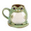 Quirky Frog-shaped Mug and Lily Pad Coaster Set 1