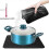 Silicone Coaster, 2PCS Anti-Slip Heat Resistant 250C Multi-Function Spoon Rest 5