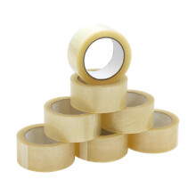 Clear Packing Tape (24 Rolls) - 48mm x 66M Strong Box Sealing All-Purpose Sticky Tape