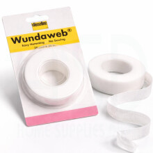 Vlieseline Wundaweb Iron On Hemming Tape 20m x 22mm (2 Pack)- No Sew Fusible Web for Fabric, Curtains & Clothing Repairs