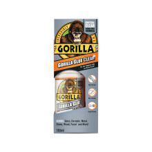 Clear Gorilla Glue 110ml - 4 Pack - Strong, Waterproof Clear Adhesive for Wood & Metal