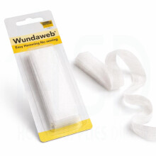 Vlieseline Wundaweb Iron On Hemming Tape 20mm x 5m (5 Pack) - No Sew Fusible Web for Fabric, Curtains & Clothing Repairs
