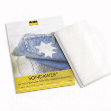 Vlieseline Bondaweb Iron On Adhesive 120cm x 17.5cm (2 Pack) - Double Sided Fusible Web for Fabric, Applique & Craft