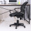 VOSAREA 5 x Replacement Felt Slider Chairs for Office Home (Black) 3