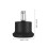 VOSAREA 5 x Replacement Felt Slider Chairs for Office Home (Black) 4