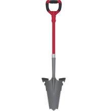 EASYmaxx Spade Saw with Root Saw | Spade & Root Saw grey red - power-saving and ergonomically shaped | Spade Saw 114cm including T