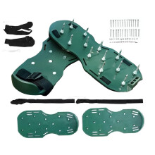 Optimal Products Shoes Pair Lawn Aerating Spike Grass Aerator Sandal Adjustable Straps Gardening