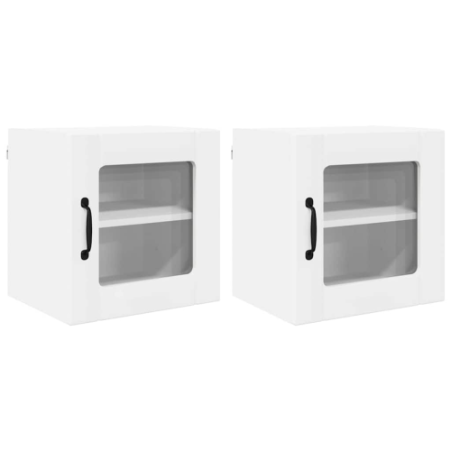 VidaXL vidaXL Dishwasher Panel Lucca 2 pcs White 40 x 31 x 40 cm 1