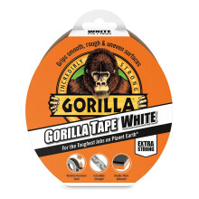 Gorilla Tape White (48mm x 27M) - 5 Pack - Heavy Duty, Weather-Resistant Duct Tape for Ultimate Holding Power