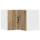 VidaXL vidaXL Dishwasher Panel Lucca Artisan Oak 57 x 57 x 40 cm 2