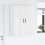 VidaXL vidaXL Dishwasher Panel Lucca High Gloss White 80 x 31 x 100 cm 4